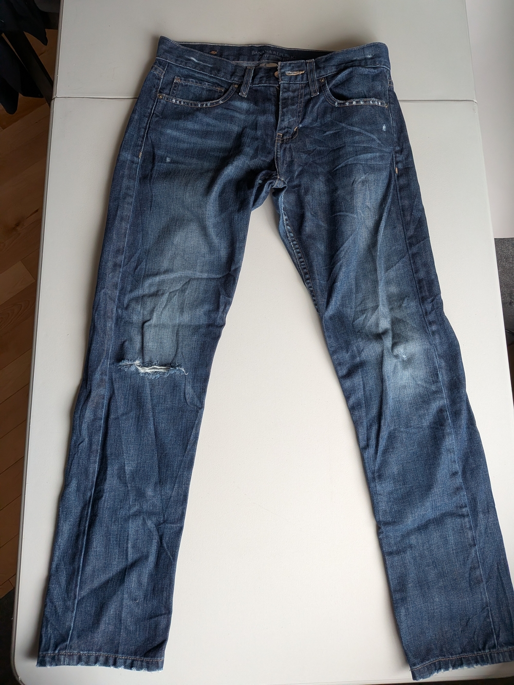 Banana Republic Women's Boyfriend Jeans - Distressed
